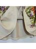 Talbots 55% Silk 45% Linen 100% Polyester Floral Tan Casual Skirt Size 8 (petite) - photo 9
