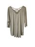 Umgee Solid Green 3/4 Sleeve Top Size L - photo 1