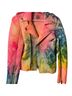 UNIF 100% Polyester Tie-dye Multi Color Jacket Size S - photo 1