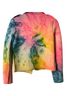 UNIF 100% Polyester Tie-dye Multi Color Jacket Size S - photo 2