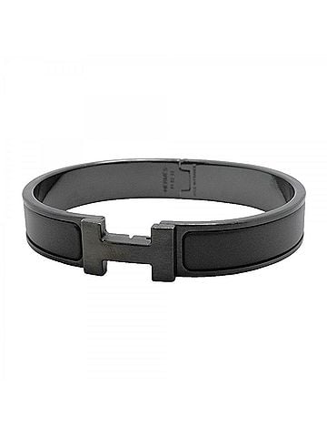Hermès Hermes Bangle Clic Clac PM Metal Black Men's Women's (view 1)