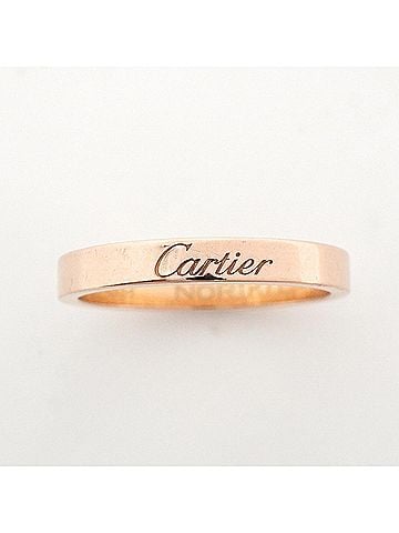 Cartier Cartier C de Ring, 18K Pink Gold, Men's (view 2)