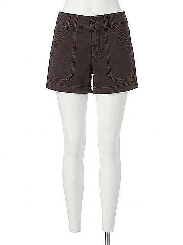 Sanctuary Wander On Shorts With Double Belt Loops in Obsidian (view 1)