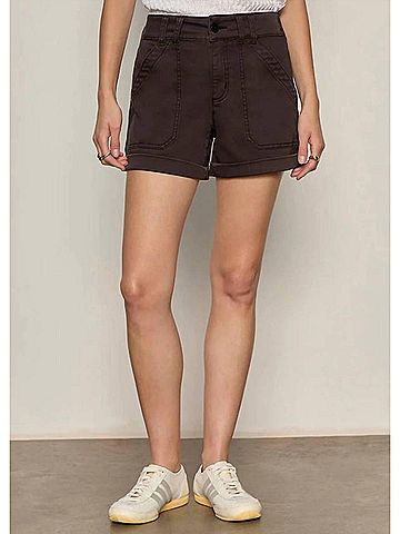 Sanctuary Wander On Shorts With Double Belt Loops in Obsidian (view 2)