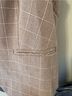 Rachel Zoe 55% Polyester 40% Rayon 5% Spandex 100% Polyester Checkered-gingham Tan White Vest Size 4 - photo 7