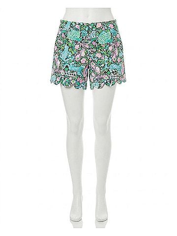 Lilly Pulitzer 5" Buttercup Stretch Short in Multi Royal Zoo (view 1)