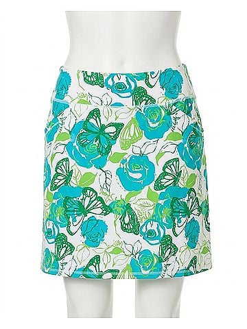 Lilly Pulitzer Maryana Upf 50+ Skort in Monarch Rose/Resort White (view 1)