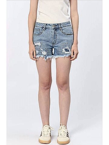 Dear John Carrie Denim Shorts in Sedona (view 2)