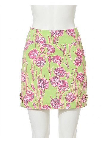 Lilly Pulitzer Monica Upf 50+ Bow Skort in Pistachio Macaron (view 1)