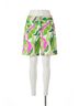 Milly Green Painted Bloom Linen Short in Leaf Multi Size 6 - photo 1