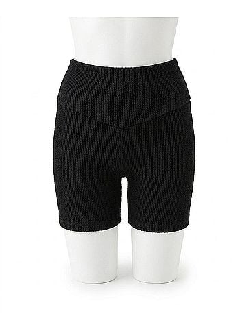 Bloch Women's High Waisted 5" Biker Shorts in Graphite (view 1)