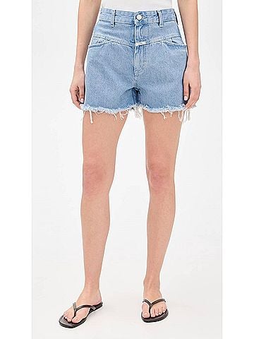 Closed Jocy Denim Shorts in Light Blue (view 2)