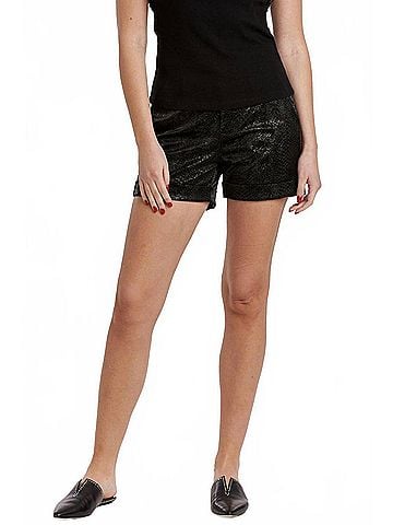 Dear John North Hampton Novelty Shorts in Black Snake (view 2)