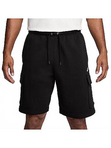 Nike Sportswear Club Fleece Cargo Short in Black (view 2)