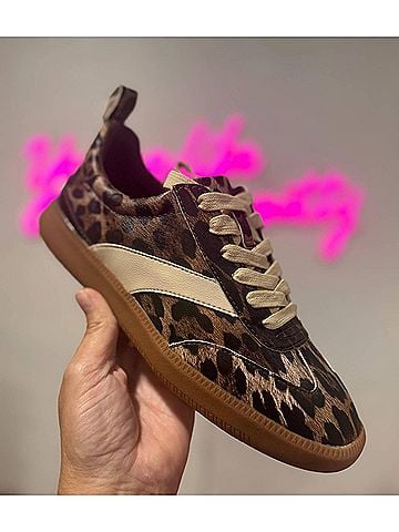 Matisse Women's Wylder Leopard Sneaker in Brown (view 2)