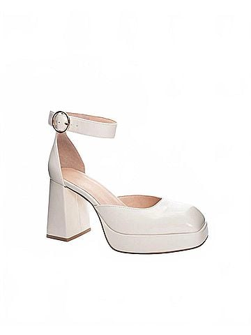 Chinese Laundry Women's Oaklen Platform Heel Pumps in White (view 1)