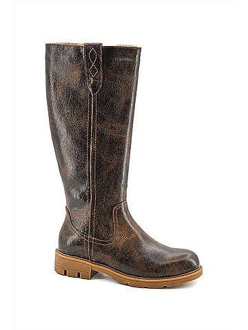 Corkys Women's Gallop Riding Boots in Dark Brown (view 1)