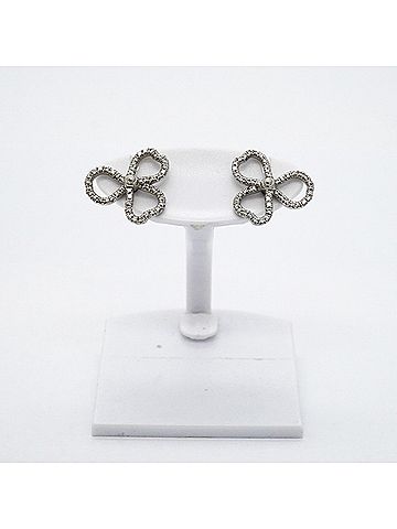 Tiffany & Co. Tiffany &amp; Co. Paper Flower Earrings, Platinum 950, Diamond, Women's (view 2)