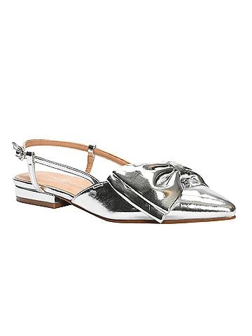 Chinese Laundry Women's Harmony Bow Slingback Shoe in Silver (view 1)