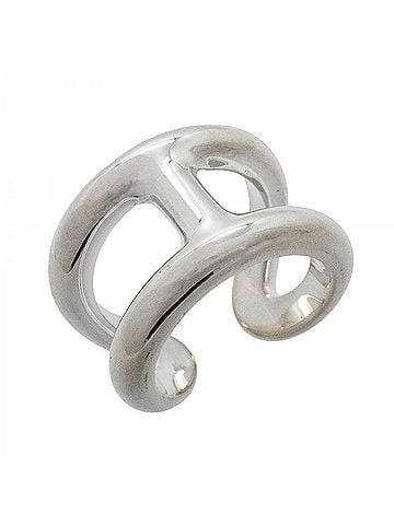Hermès Hermes Osmo's GM Ring, Sterling Silver 925, Size #55, Men's/Women's (view 1)