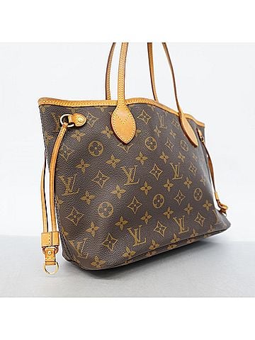 Louis Vuitton Louis Vuitton Monogram Neverfull PM Tote Bag M40155 Brown (Women's) (view 2)