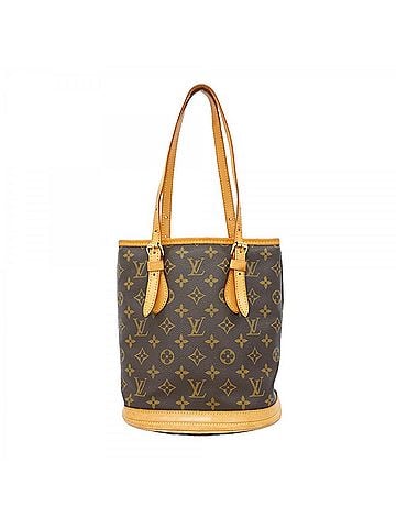 Louis Vuitton Louis Vuitton Monogram Bucket PM Tote Bag M42238 Brown (Women's) (view 1)