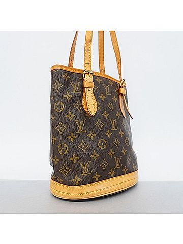 Louis Vuitton Louis Vuitton Monogram Bucket PM Tote Bag M42238 Brown (Women's) (view 2)