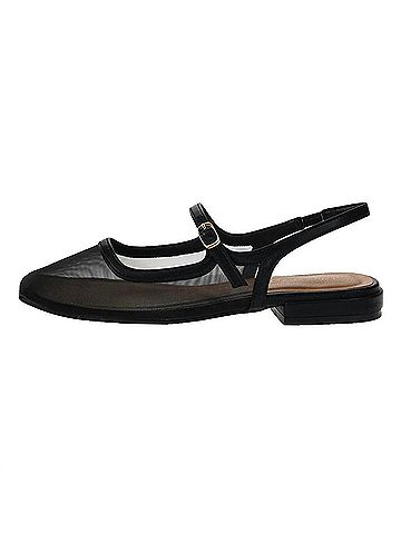 Chinese Laundry Women's Vila Mesh Slingback Flats in Black (view 2)