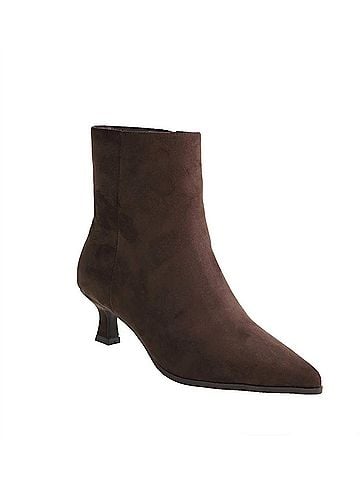 Chinese Laundry Women's Novalie Kitten Heel Bootie in Brown (view 1)