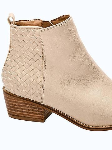 Corkys Women's Half N Half Bootie in Gold Metallic (view 2)