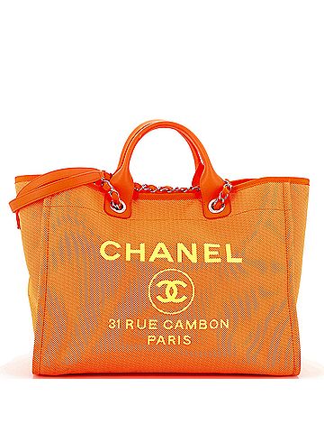 Chanel Deauville Tote Mixed Fibers Large (view 1)