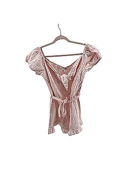 Topshop Gingham Romper Romper (view 1)