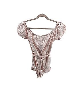 Topshop Gingham Romper Romper (view 2)