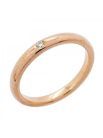 Tiffany & Co. Tiffany &amp; Co. Stacking Band Ring, 1PD (18K Pink Gold) Diamond (Men's/Women's), OP009287 (view 1)