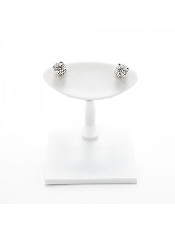 Tiffany & Co. Tiffany &amp; Co. Solitaire Earrings, 1PD (One Diamond), Platinum 950, Ladies' OP006570 (view 2)