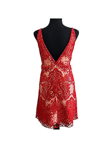 Free People night shimmers Cocktail Dress (view 2)