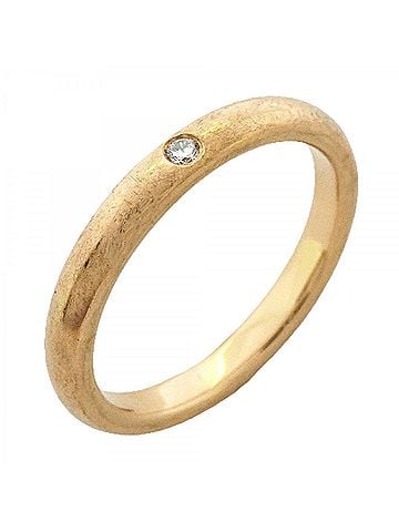 Tiffany & Co. Tiffany &amp; Co. Stacking Band Ring, 1PD (1 diamond), 18K Yellow Gold, Women's (view 1)