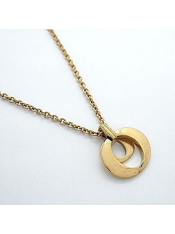 Christian Dior Christian Dior Necklace, Gold Plated, Women's (view 2)