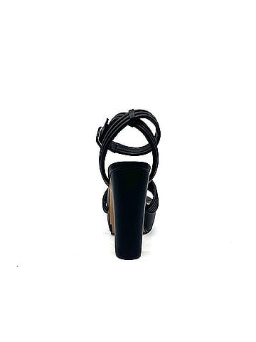 exe Women's Strap Platform Block Heel Sandal in Black (view 2)