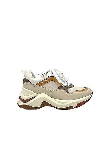Renato Garini Women's Chunky Fashion Sneaker in Beige (view 1)