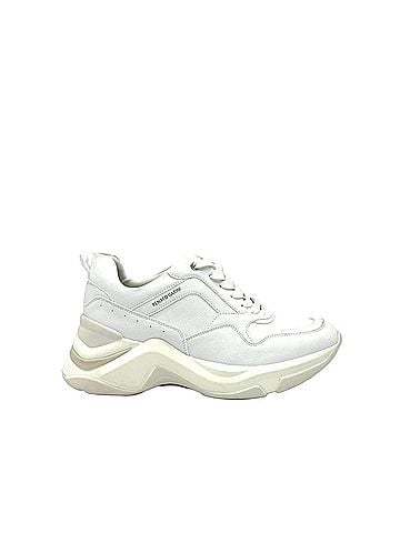 Renato Garini Women's Chunky Fashion Sneaker in White (view 1)