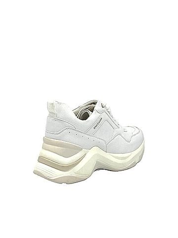 Renato Garini Women's Chunky Fashion Sneaker in White (view 2)