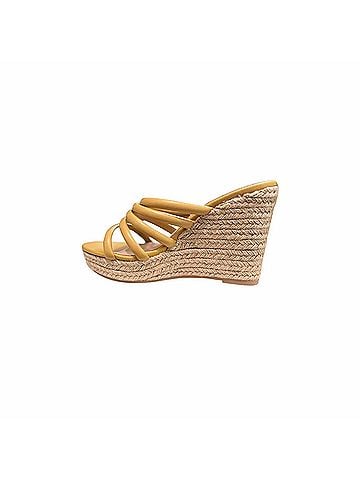 Chinese Laundry Women's Eleana Comfy Wedge Sandals in Neutral Yellow (view 2)