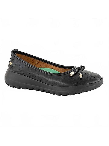 Andrea Women's Ballerina Flats in Black (view 1)