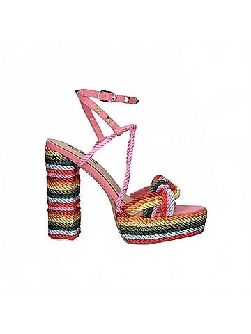 exe Women's Ophelia Platform Heels in Pink Multi (view 1)