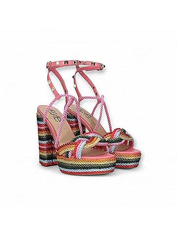 exe Women's Ophelia Platform Heels in Pink Multi (view 2)