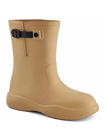Andrea Women's Fashion Rain Boots in Beige (view 1)