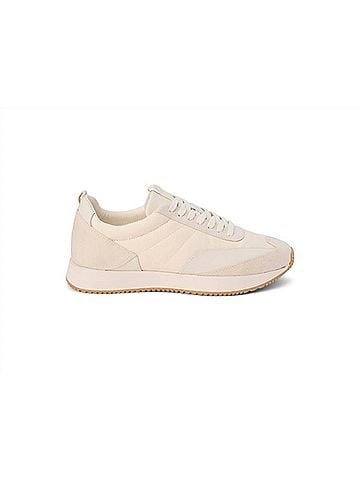 Matisse Women's Philly Lace Up Sneakers Shoes in Cream (view 1)
