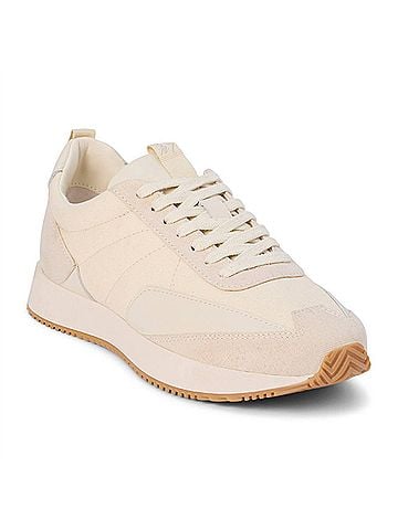 Matisse Women's Philly Lace Up Sneakers Shoes in Cream (view 2)