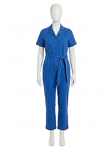 Skies Are Blue Kendall Jumpsuit - Plus in Royal (view 1)